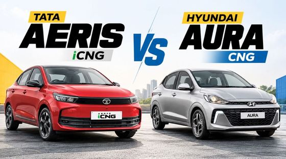 Tata Aeris iCNG vs Hyundai Aura CNG